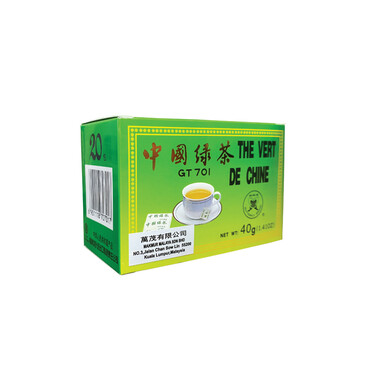 Butterfly Brand GT701 China Green Tea Bags (40g)